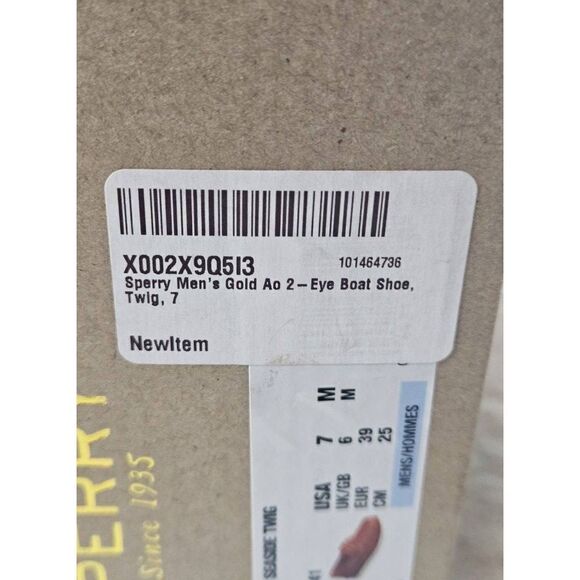 Sperry mens Gold cup shoes Nwb - Picture 12 of 12